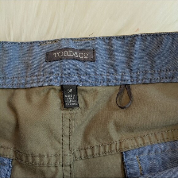 Toad&Co Tan Chinos Versatile Cotton Blend - Picture 5 of 7